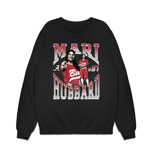 Alabama - NCAA Softball : Mari Hubbard - Collage Premium Crewneck Sweatshirt-0