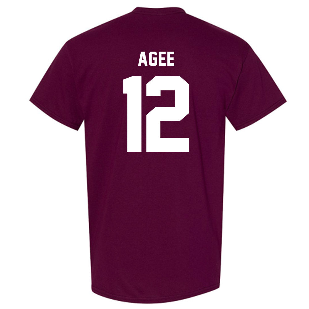 Texas A&M - NCAA Men's Basketball : Rashaun Agee - Ol' Sarge v2 T-Shirt-1