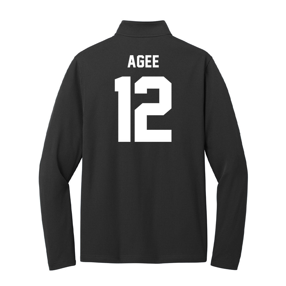 Texas A&M - NCAA Men's Basketball : Rashaun Agee - Ol' Sarge Lightweight Quarter Zip Jacket-1