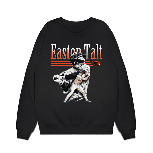 Oregon State - NCAA Baseball : Easton Talt - Collage Premium Crewneck Sweatshirt-0