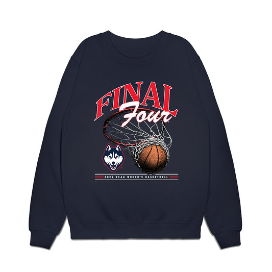 UConn - NCAA Women's Basketball : Gandy Malou-Mamel - Final Four NCAA® March Madness® 2026 Premium Crewneck Sweatshirt-0
