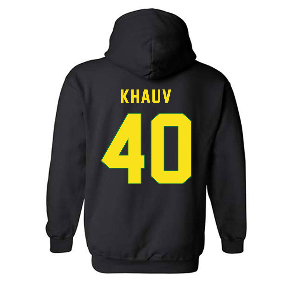 Oregon - NCAA Acrobatics & Tumbling : Maya Khauv - Shersey Hooded Sweatshirt-1