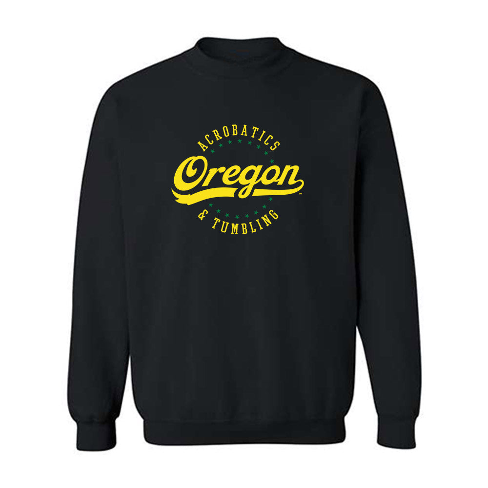 Oregon - NCAA Acrobatics & Tumbling : Briya Alvarado - Shersey Crewneck Sweatshirt-0