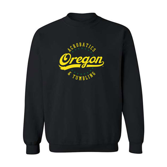 Oregon - NCAA Acrobatics & Tumbling : Olivia Green - Shersey Crewneck Sweatshirt-0