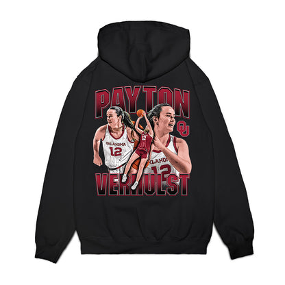Oklahoma - NCAA Women's Basketball : Payton Verhulst - Collage Premium Hooded Sweatshirt-1