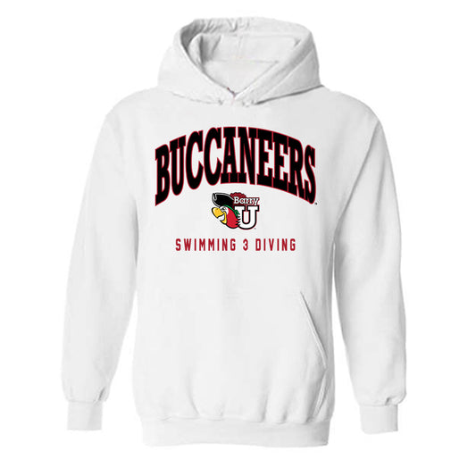 Barry - NCAA Men's Swimming & Diving : Griffin Garnot - Classic Shersey Hooded Sweatshirt-0