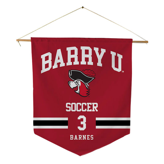 Barry - NCAA Women's Soccer : Dylan Barnes - Pennant - 18" x 21"-0