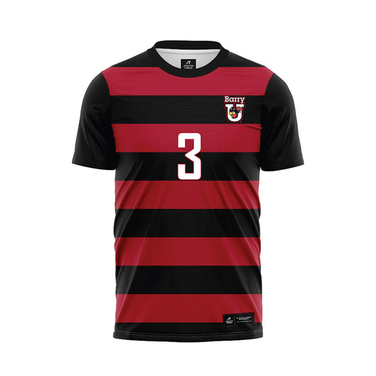 Barry - NCAA Women's Soccer : Dylan Barnes - Black Soccer Jersey-0