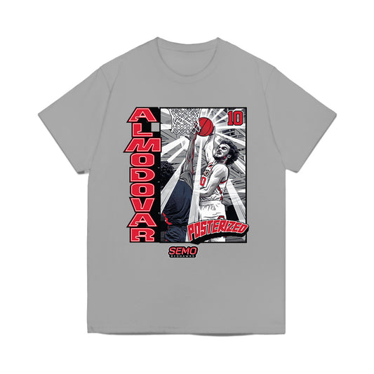 SEMO - NCAA Men's Basketball : Luke Almodovar - Caricature Comfort Colors T-Shirt-0