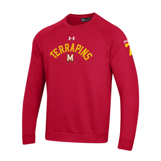Maryland - NCAA Men's Lacrosse : Eric Spanos - Under Armour® Rival Fleece Crew-0