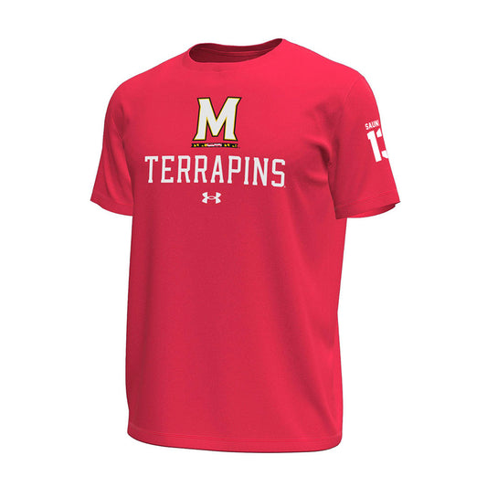 Maryland - NCAA Men's Basketball : Elijah Saunders - Under Armour® Tech Stretch Tee-0