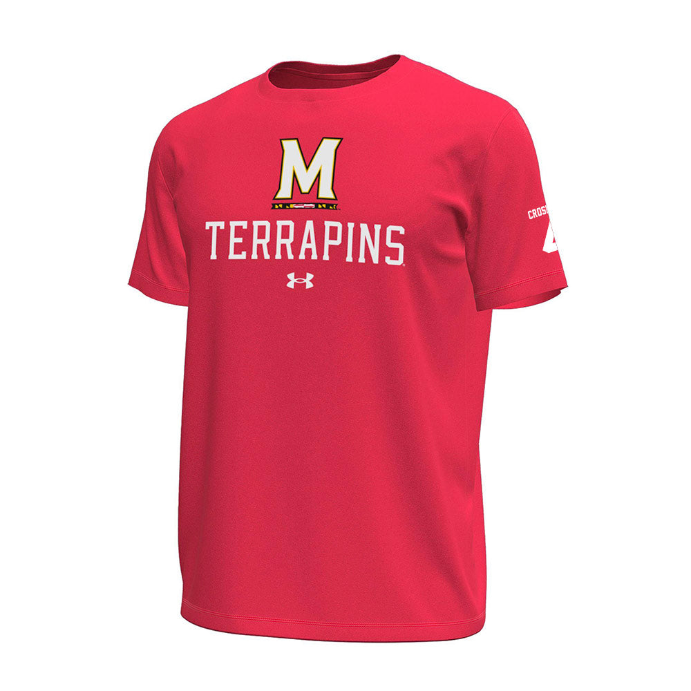 Maryland - NCAA Baseball : Jordan Crosland - Under Armour® Tech Stretch Tee-0