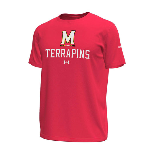 Maryland - NCAA Women's Gymnastics : Sarah Saville - Under Armour® Tech Stretch Tee-0