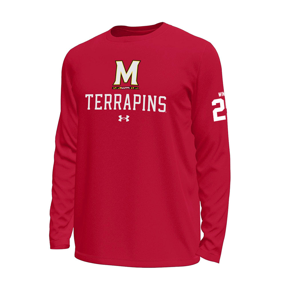Maryland - NCAA Women's Soccer : Samantha Winer - Under Armour® Tech Stretch Long Sleeve Tee-0