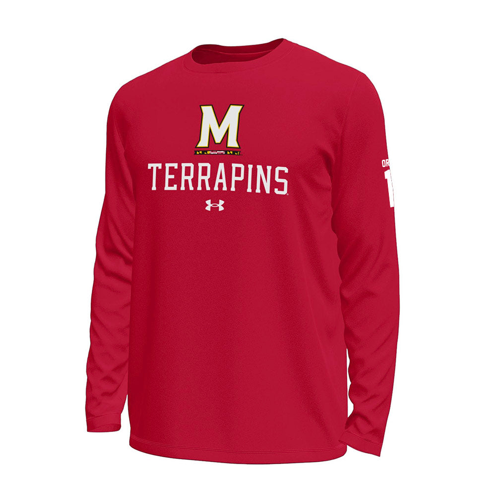 Maryland - NCAA Baseball : Jacob Orr - Under Armour® Tech Stretch Long Sleeve Tee-0