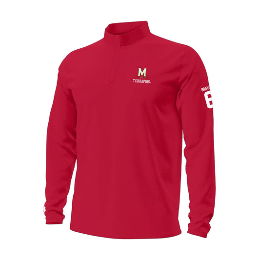 Maryland - NCAA Men's Lacrosse : Thomas Gravino - Under Armour® Motion Quarter Zip-0