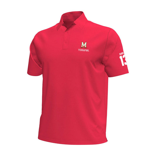 Maryland - NCAA Football : Chris Durr Jr. - Under Armour® Aura Solid Polo-0