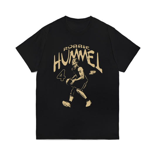 Purdue - NCAA Men's Basketball Legends : Robbie Hummel - Comfort Colors T-Shirt-0