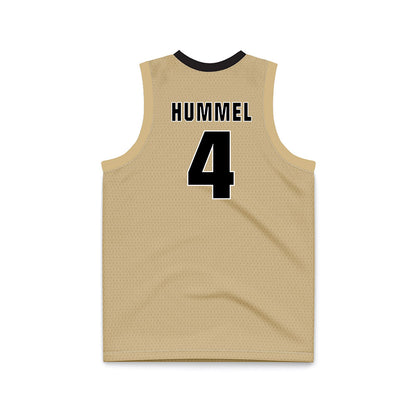 Purdue - NCAA Men's Basketball Legends : Robbie Hummel - Old Gold Basketball Jersey-1