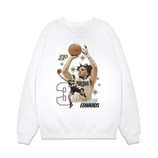 Purdue - NCAA Men's Basketball Legends : Carsen Edwards - Collage Premium Crewneck Sweatshirt-0