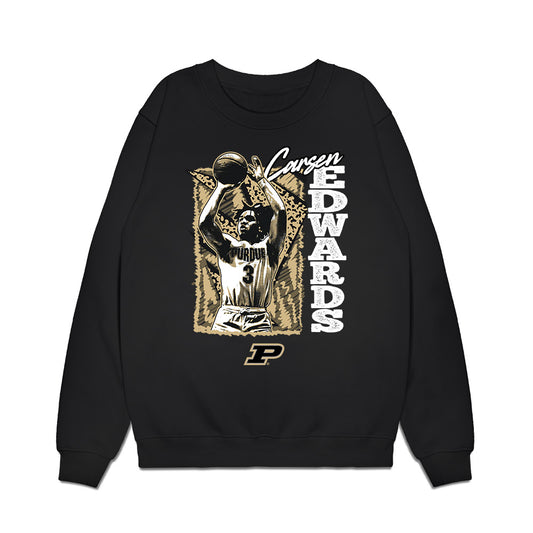 Purdue - NCAA Men's Basketball Legends : Carsen Edwards - Mono Premium Crewneck Sweatshirt-0