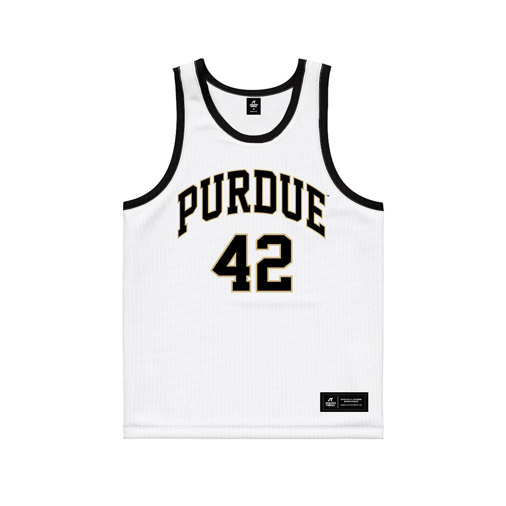 Purdue - NCAA Men's Basketball Legends : Dave Schellhase - White Basketball Jersey-0