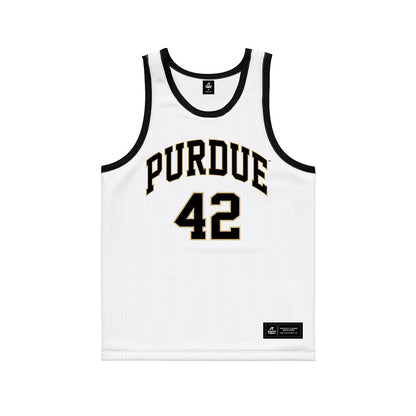 Purdue - NCAA Men's Basketball Legends : Dave Schellhase - White Basketball Jersey-0