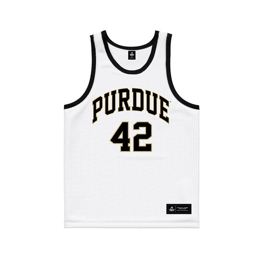 Purdue - NCAA Men's Basketball Legends : Dave Schellhase - White Basketball Jersey-0