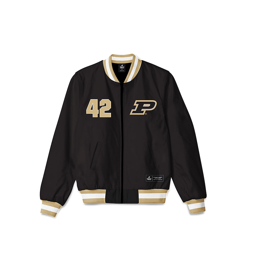 Purdue - NCAA Men's Basketball Legends : Dave Schellhase - Bomber Jacket-0