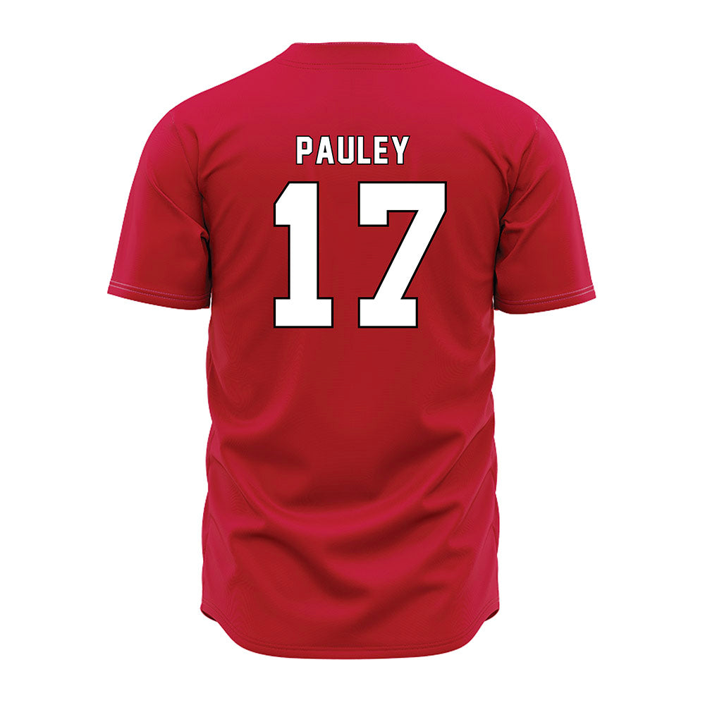 Miami of Ohio - NCAA Baseball : Cole Pauley - Red Jersey-1