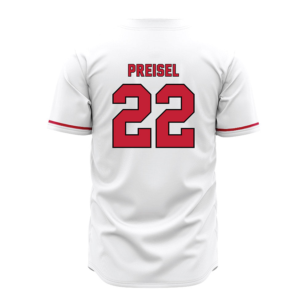 Miami of Ohio - NCAA Baseball : Connor Preisel - White Jersey-1