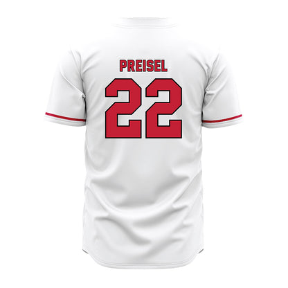 Miami of Ohio - NCAA Baseball : Connor Preisel - White Jersey-1