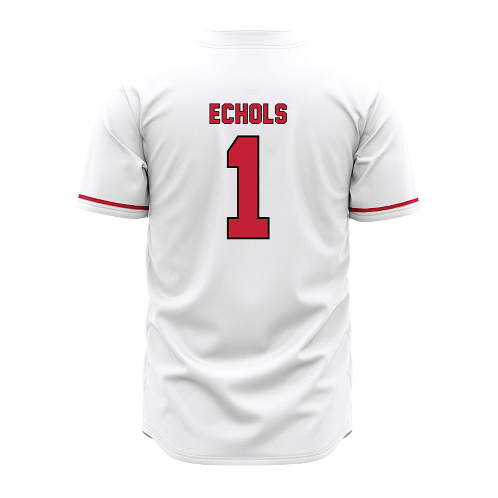 Miami of Ohio - NCAA Baseball : Taylor Echols - White Jersey-1