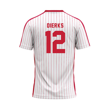 Miami of Ohio - NCAA Baseball : Marcus Dierks - Pinstripe Baseball Jersey-1