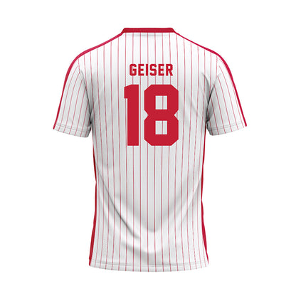 Miami of Ohio - NCAA Baseball : Jack Geiser - Pinstripe Baseball Jersey-1