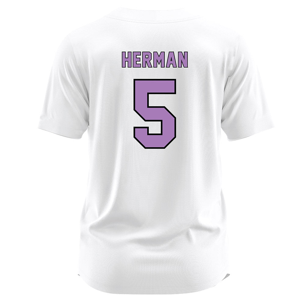 Miami of Ohio - NCAA Softball : Molly Herman - White Jersey-1