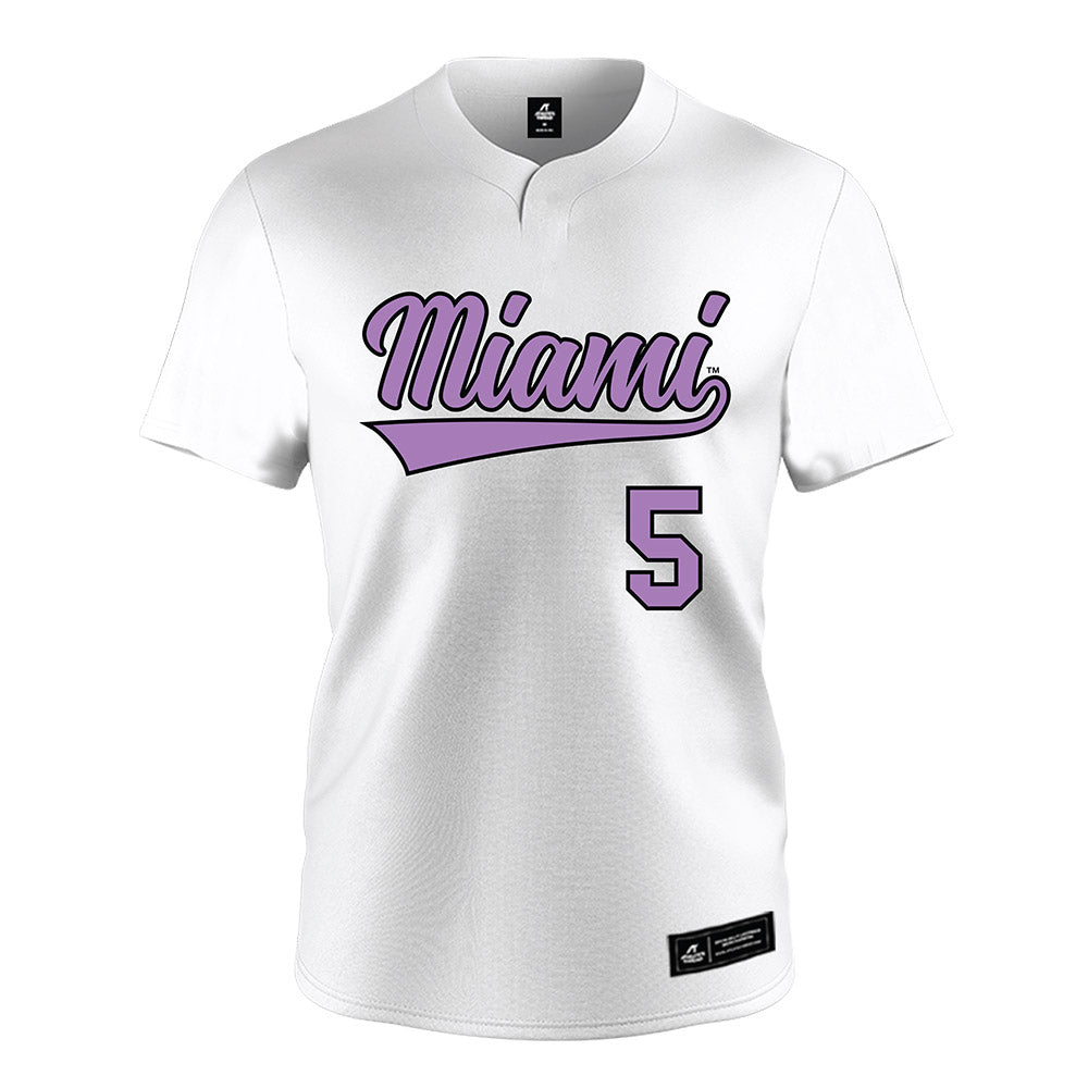 Miami of Ohio - NCAA Softball : Molly Herman - White Jersey-0