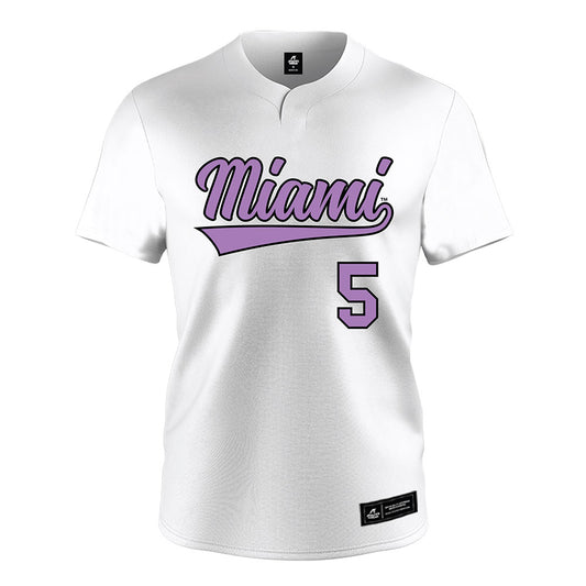 Miami of Ohio - NCAA Softball : Molly Herman - White Jersey-0