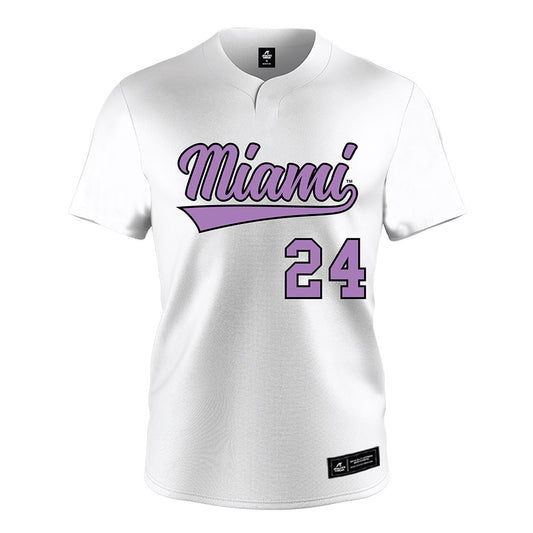 Miami of Ohio - NCAA Softball : Madie Patton - White Jersey-0