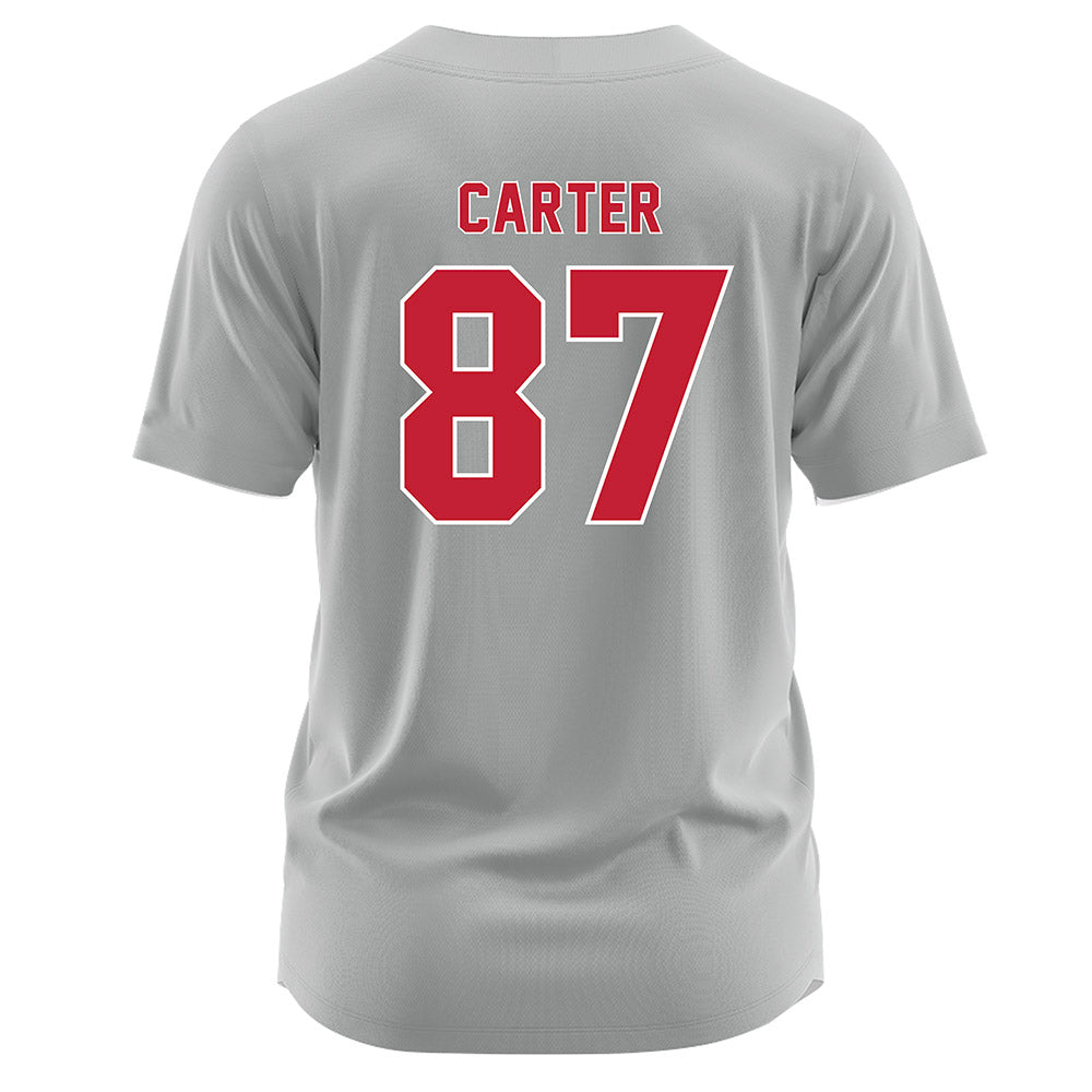 Miami of Ohio - NCAA Softball : Ella Carter - Grey Jersey-1
