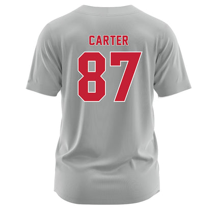 Miami of Ohio - NCAA Softball : Ella Carter - Grey Jersey-1