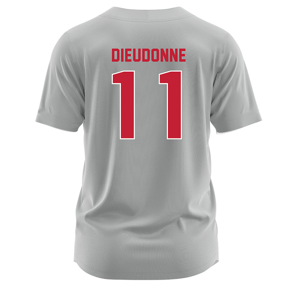 Miami of Ohio - NCAA Softball : Evey Dieudonne - Grey Jersey-1
