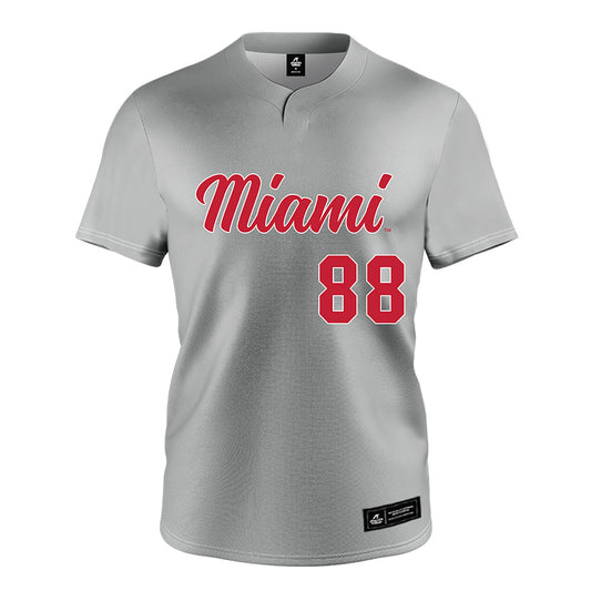 Miami of Ohio - NCAA Softball : Danitza Hernandez - Grey Jersey-0