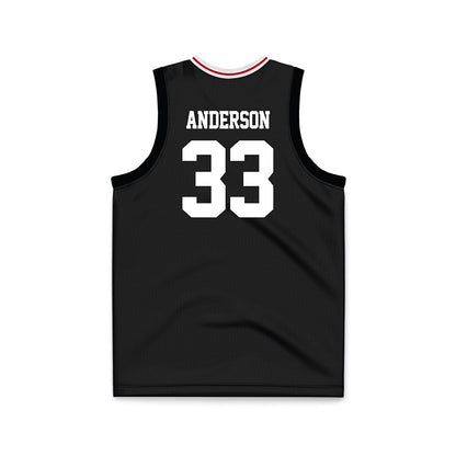 Miami of Ohio - NCAA Men's Basketball : Blake Anderson - Black Basketball Jersey-1