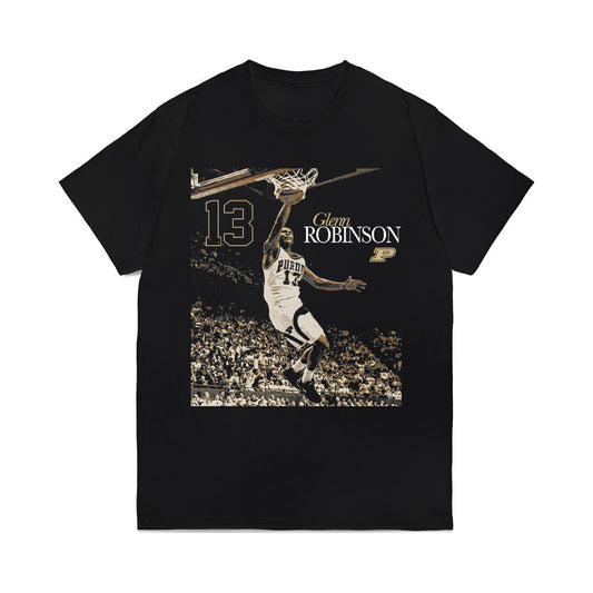 Purdue - NCAA Men's Basketball Legends : Glenn Robinson - Graphic Tee Comfort Colors T-Shirt-0