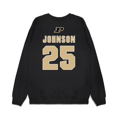 Purdue - NCAA Men's Basketball Legends : JaJuan Johnson - Classic Premium Crewneck Sweatshirt-1