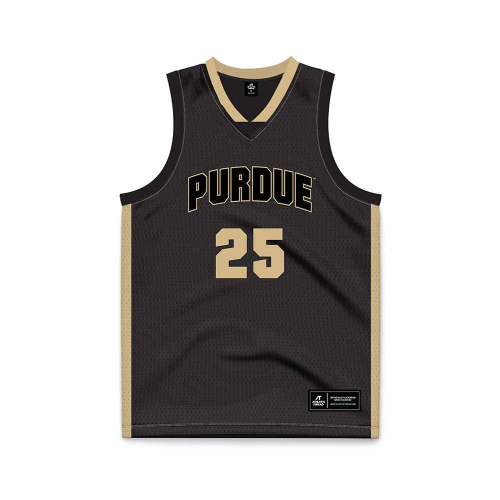 Purdue - NCAA Men's Basketball Legends : JaJuan Johnson - Black Basketball Jersey-0