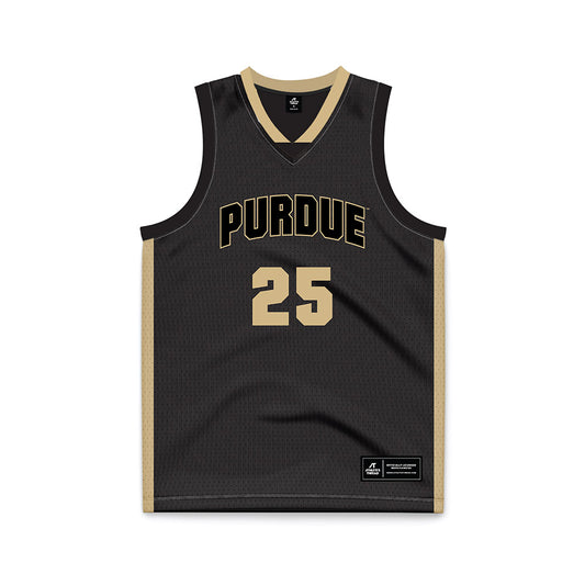 Purdue - NCAA Men's Basketball Legends : JaJuan Johnson - Black Basketball Jersey-0