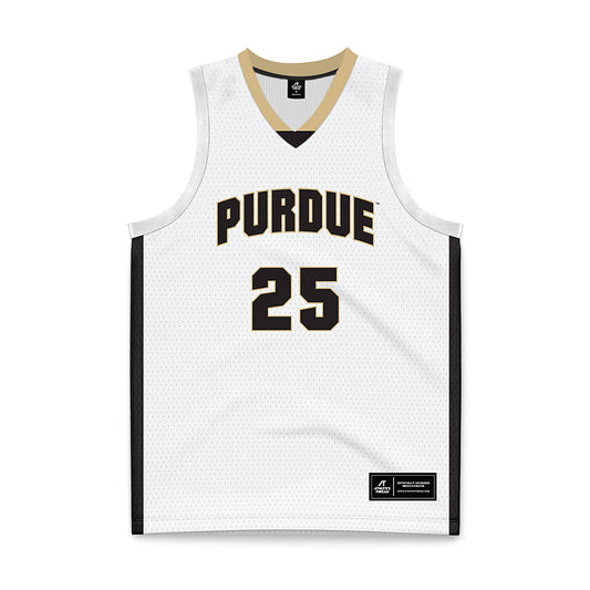 Purdue - NCAA Men's Basketball Legends : JaJuan Johnson - White Basketball Jersey-0