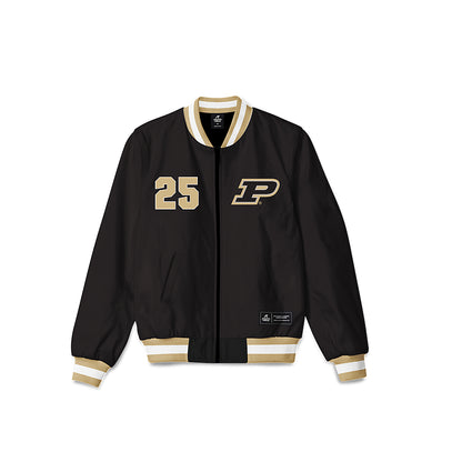 Purdue - NCAA Men's Basketball Legends : JaJuan Johnson - Bomber Jacket-0